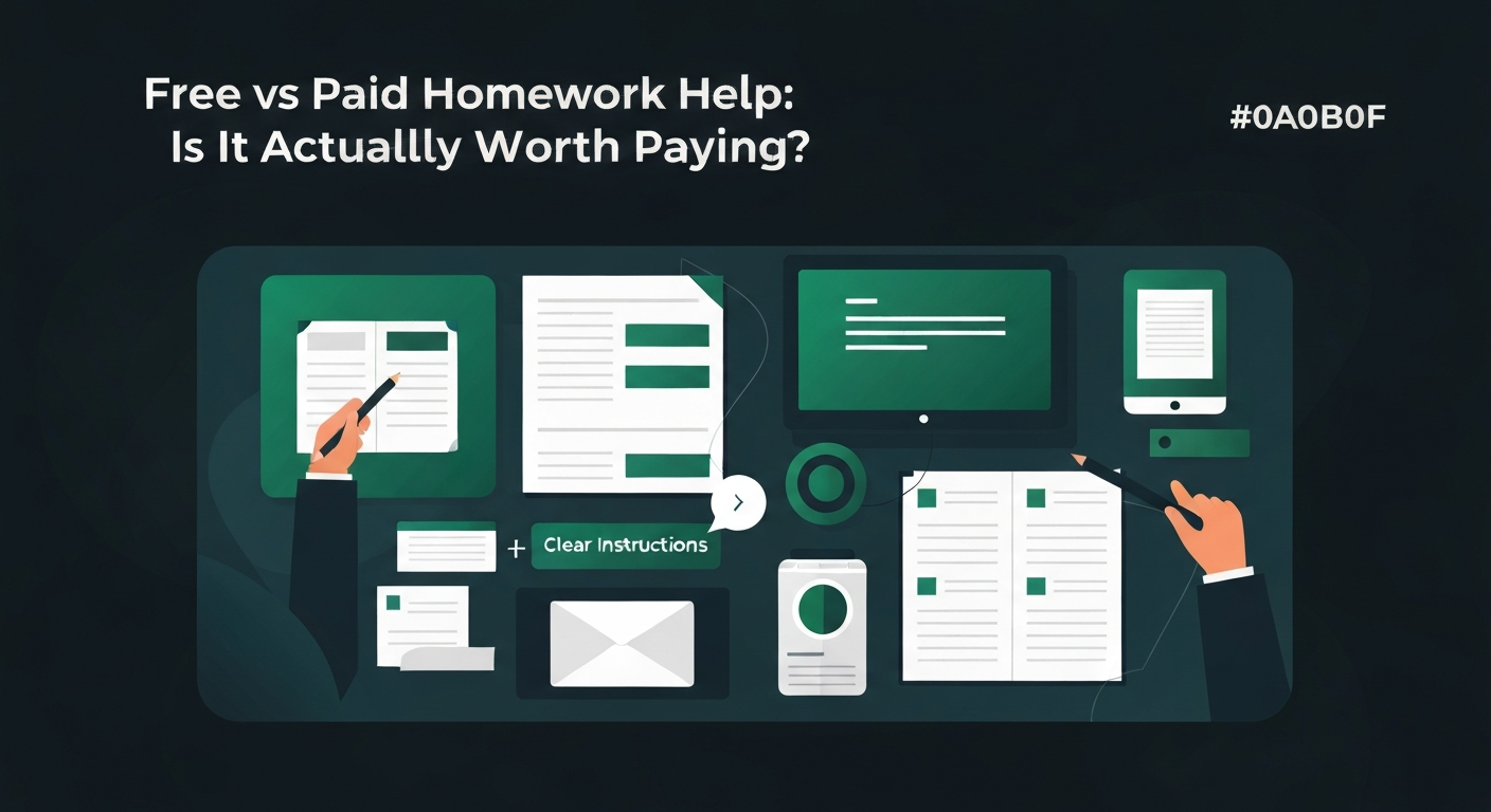 Free vs Paid Homework Help: Is It Actually Worth Paying?