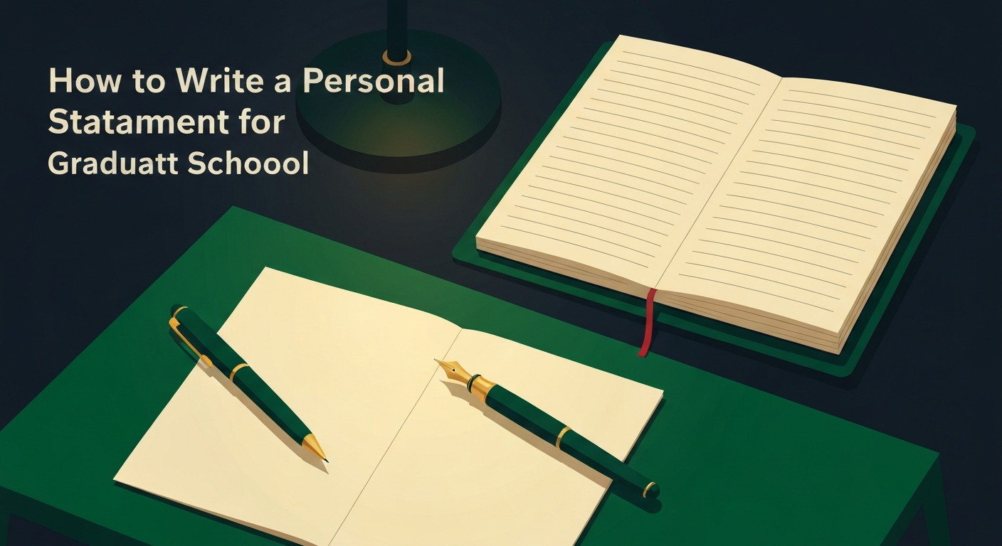 How to Write a Personal Statement for Graduate School