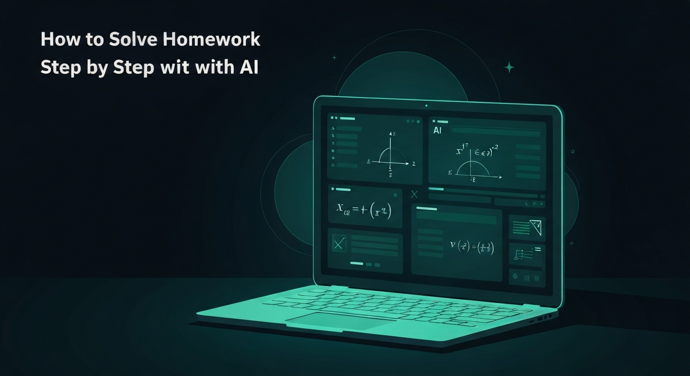 How to Solve Math Homework Step by Step with AI