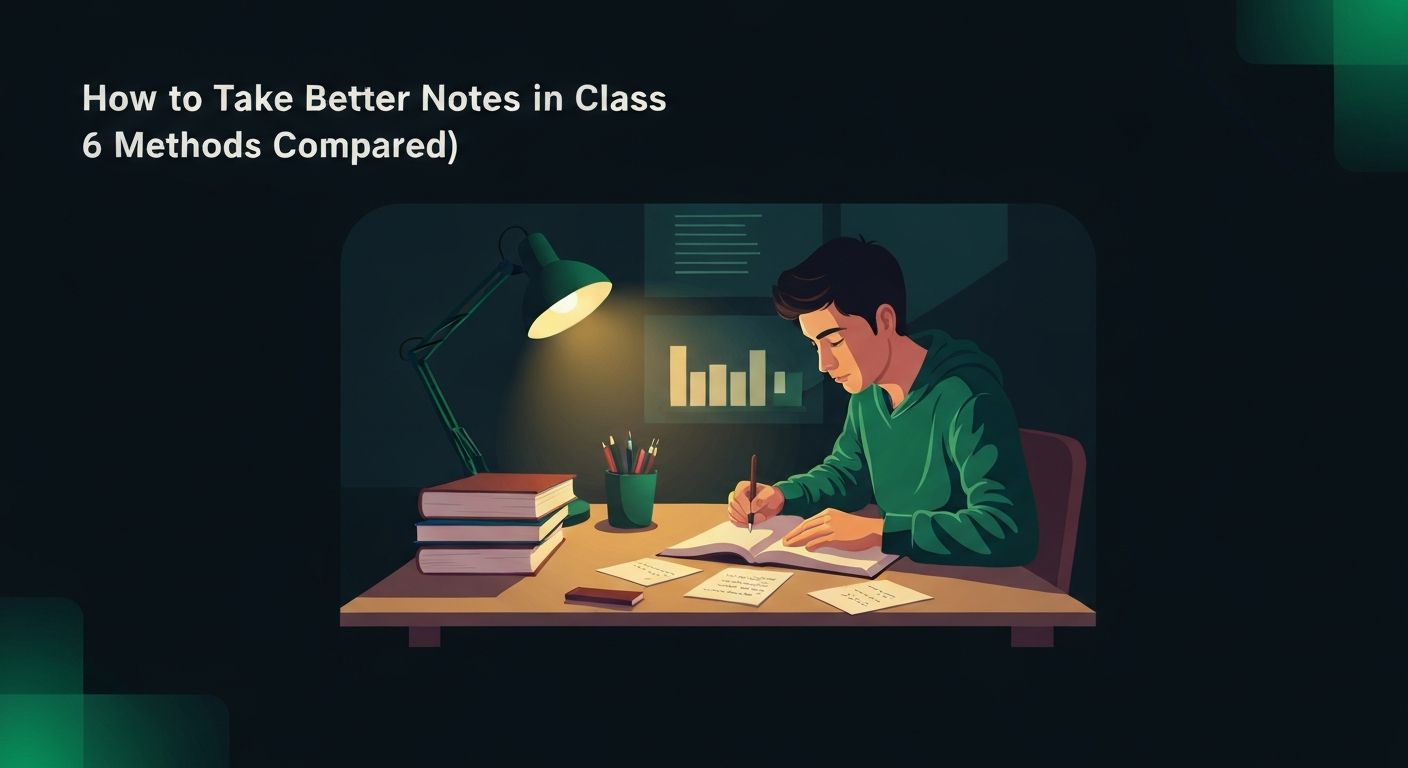 How to Take Better Notes in Class (6 Methods Compared)