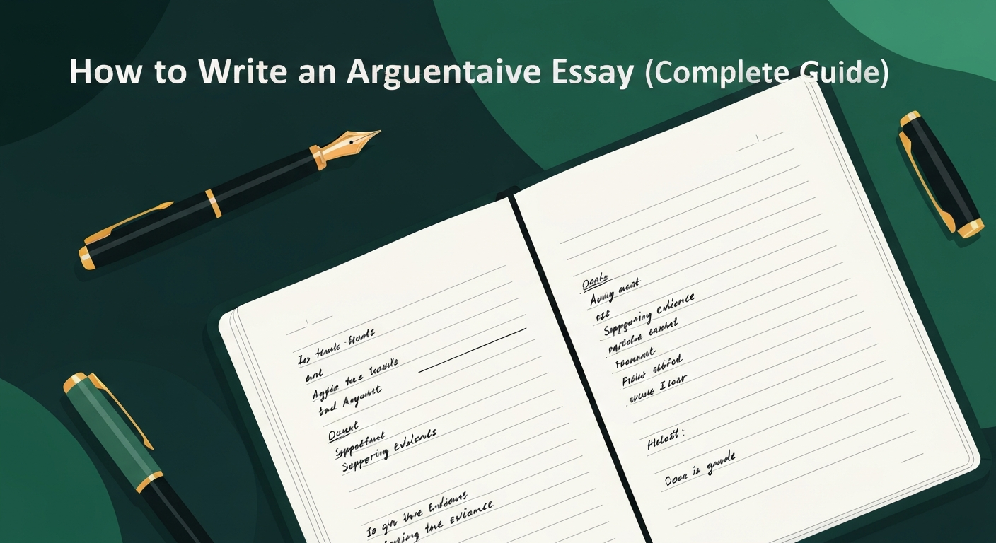 How to Write an Argumentative Essay (Complete Guide)