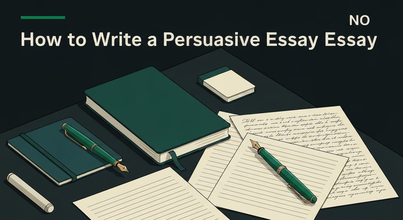 How to Write a Persuasive Essay