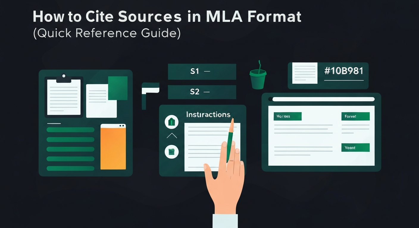 How to Cite Sources in MLA Format (Quick Reference Guide)