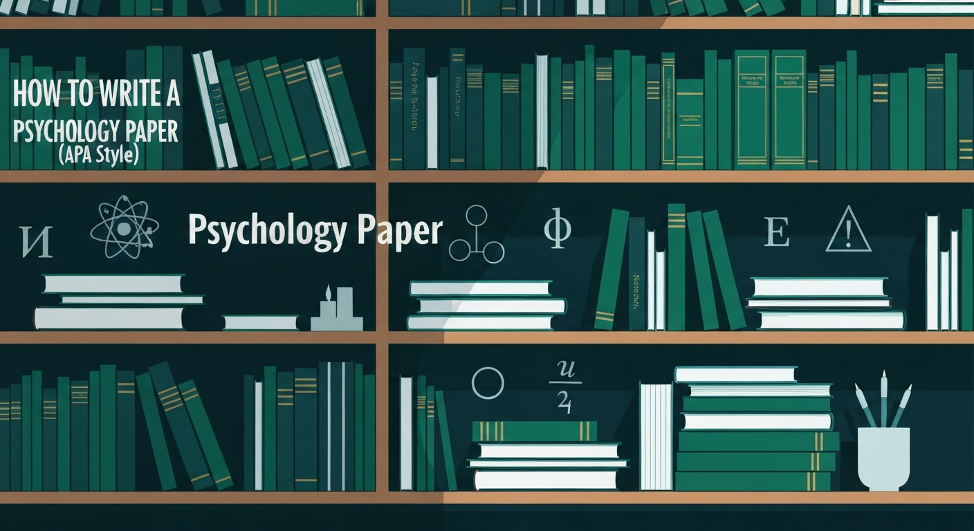 How to Write a Psychology Paper (APA Style)