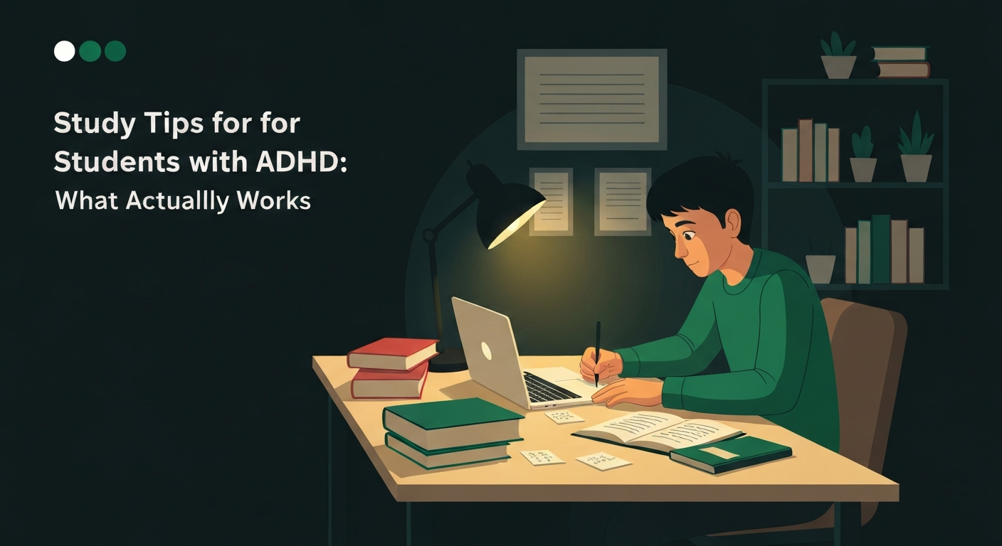 Study Tips for Students with ADHD: What Actually Works